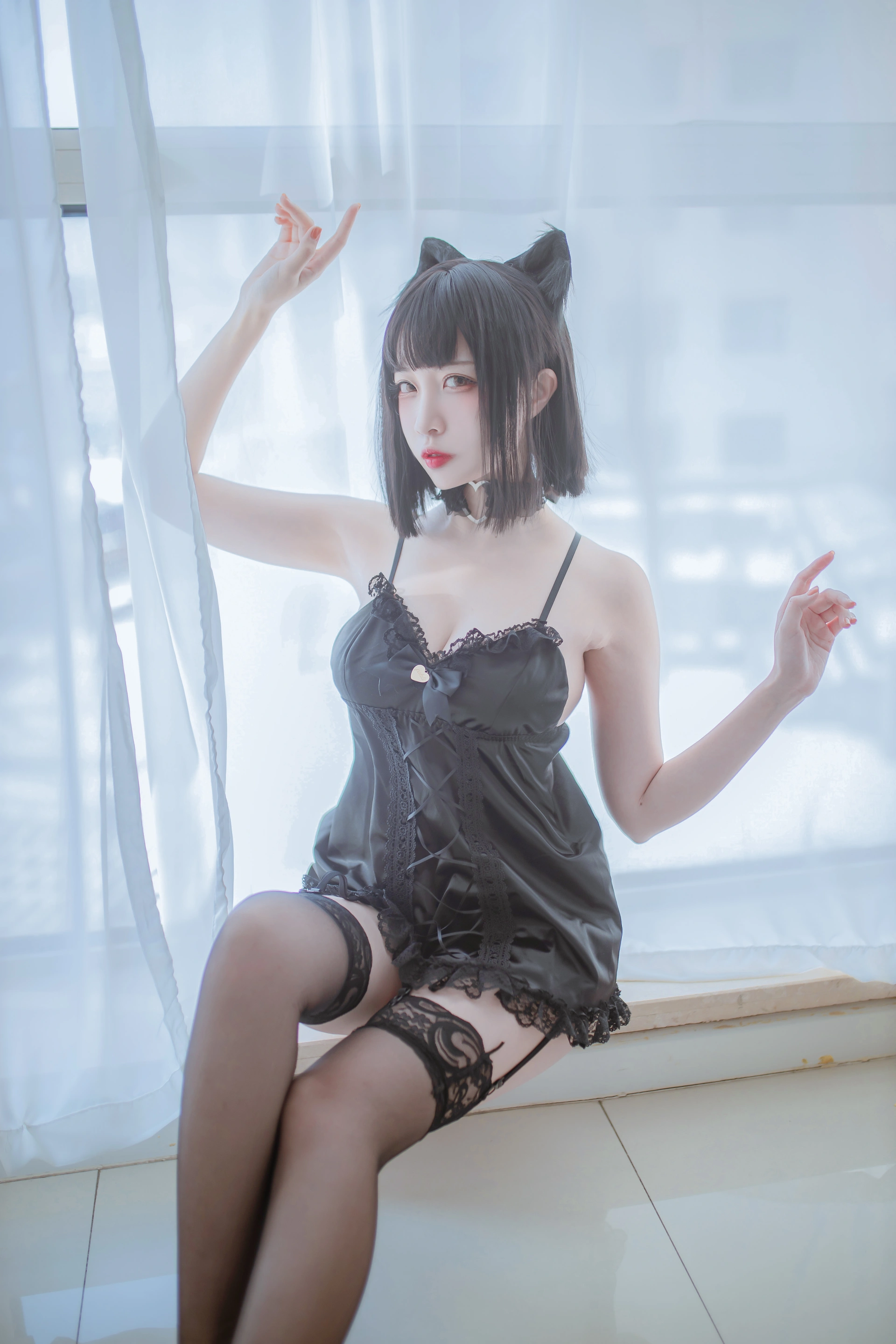 二佐Nisa - NO.069 x日奈娇 私房双人猫耳 1